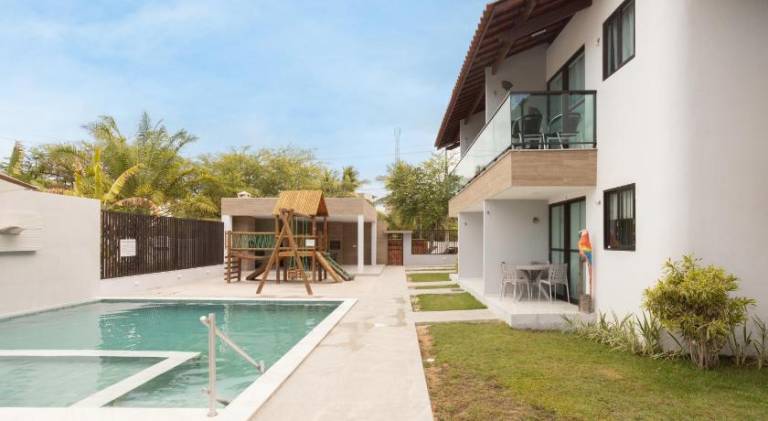 Apartment with pool, yard & barbeque | Close to the beach | Pets allowed in Ipojuca