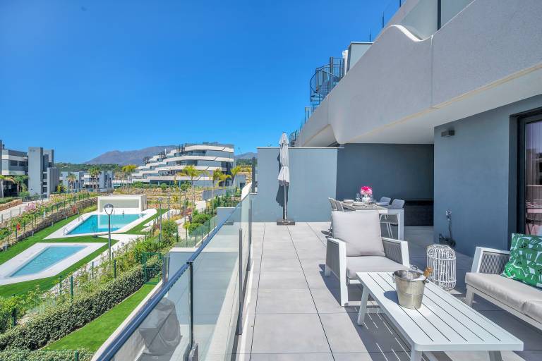 Ferienwohnung mit Hund in Estepona, Costa del Sol Occidental für max. 4 Personen