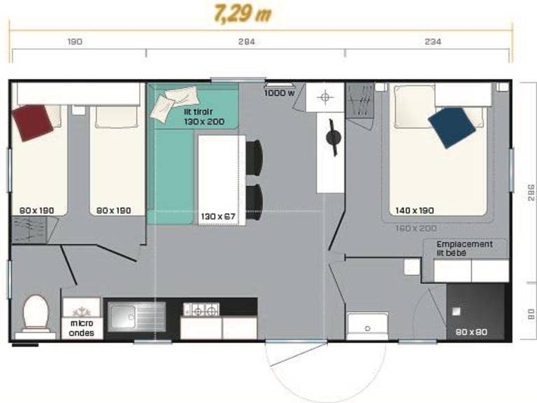 Mobil-home Goudargues