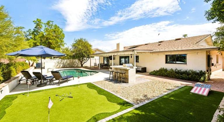 Vacation home with pool in Scottsdale, AZ