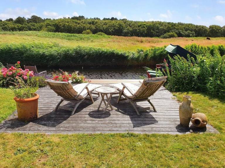 Ferienhaus mit Garten