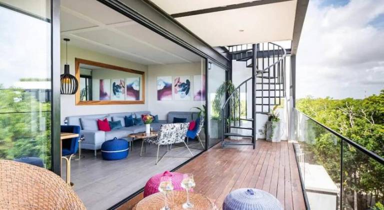 Apartment with pool in Tulum