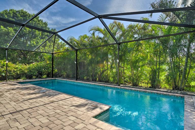 Heated Saltwater Pool: Central Cape Coral Home! in Cape Coral, FL
