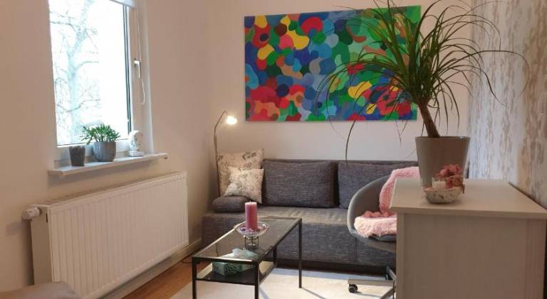 Apartment with yard in Leipzig