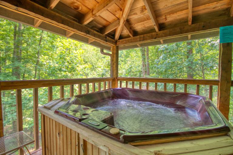 Pool Table Pet Friendly Hot Tub Secluded Wood Burning Fireplace — photo 2