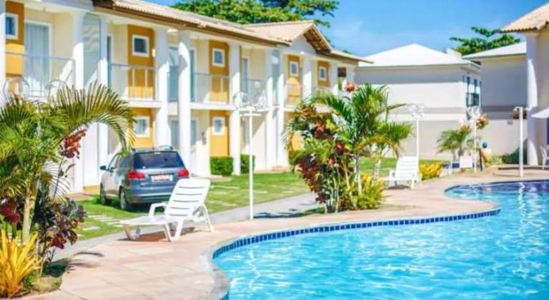 Serviced apartment with pool, sauna & patio in Porto Seguro