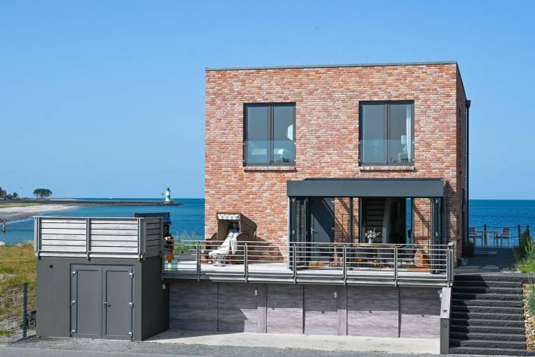 Premium Ferienhaus in Olpenitz: Freier Blick auf die Osteee - direkt am Strand in Flensburg