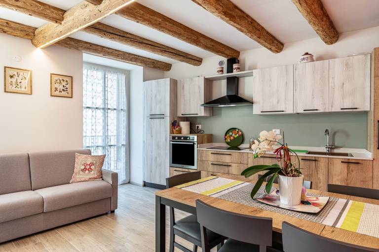 Holiday Apartment 'L'Antica Corte Apt Angelina' with Mountain View, Balcony & Wi-Fi in Levico Terme