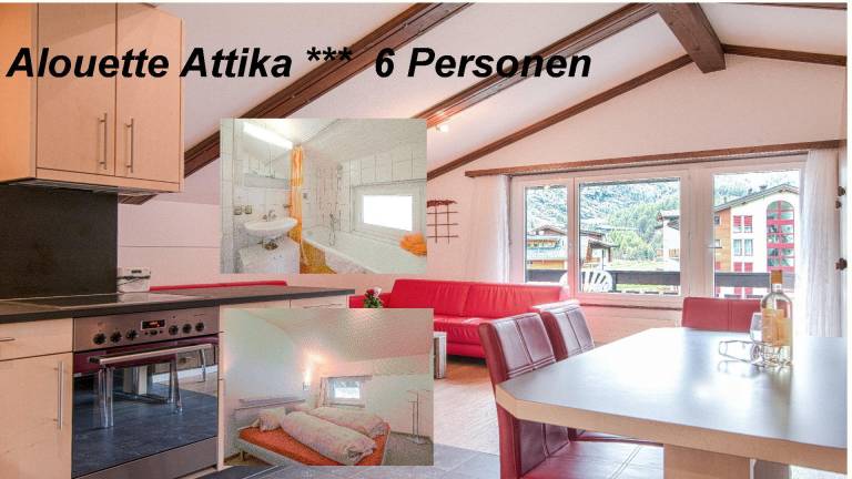 Ferienwohnung mit Hund in Saas-Fee f&uuml;r max. 6 Personen