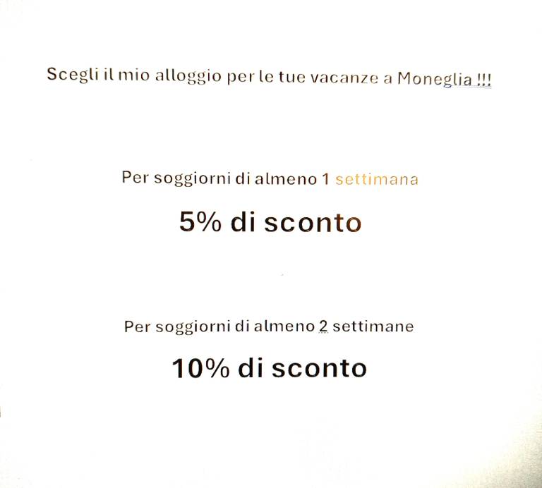 Appartement Moneglia
