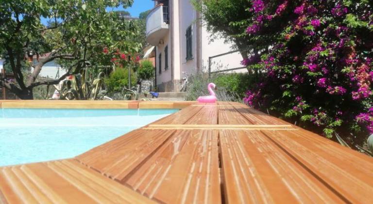 Rental apartment with pool in La Spezia