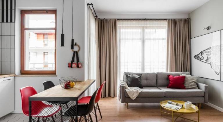 Charming rental apartment with patio | Beach nearby | Pets allowed in Sopot