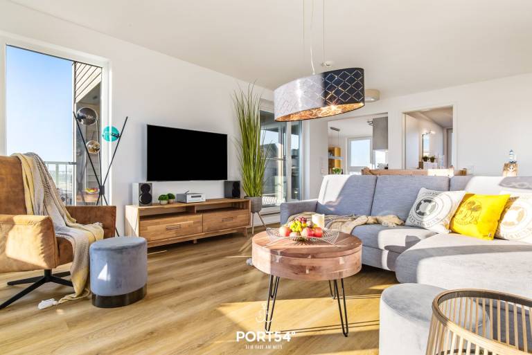 Hafen Loft - Sauna, balcony, beach chair, water view, EV charging station — photo 3