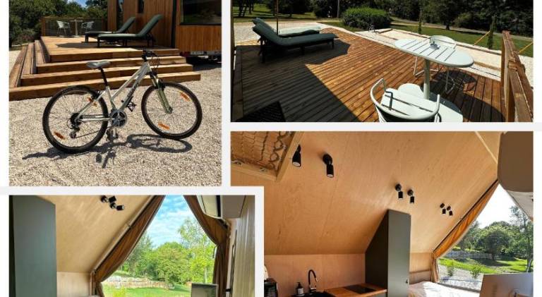 Tiny House Mon Cabanon grand jardin terrasse climatisation in Vesoul