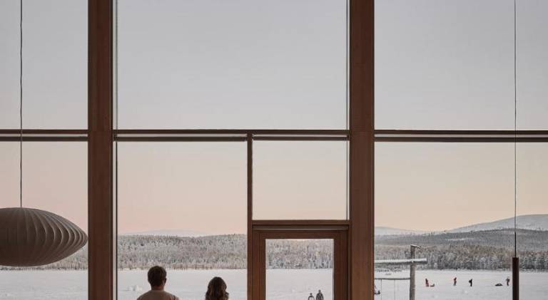 Rental apartment with hot tub in Kolari