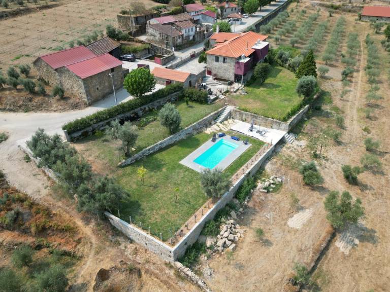 Farm with private pool, barbeque & fast internet | Mountain view | Perfect for remote work in Viseu