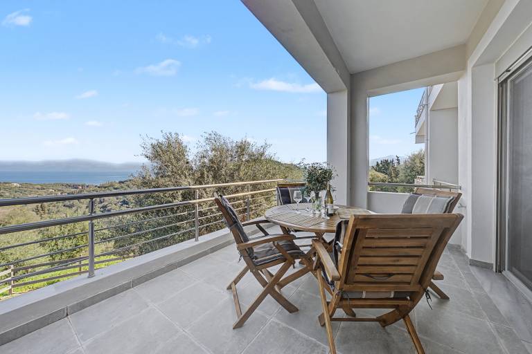 Villa 'Niarchos' with Sea View, Wi-Fi, and Air Conditioning in Corfu