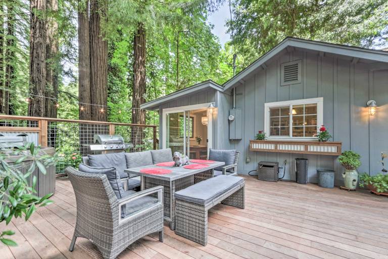Redwoods Cabin w/ Hot Tub: Walk to Russian River! — photo 2