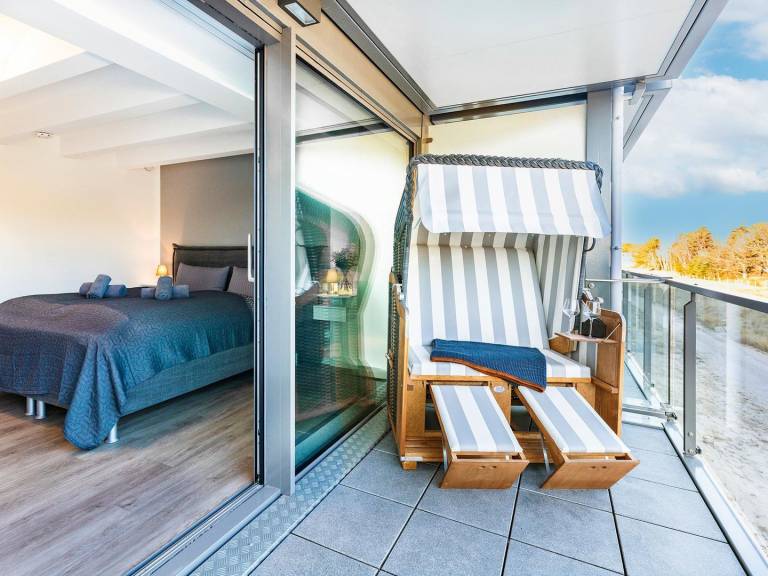 FeWo Pontos: 97 m² Ferienwohnung auf 2 Etagen mit Balkon, Meerblick & Sauna — photo 2