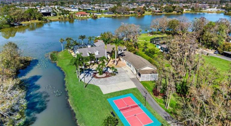 Waterfront Pool Pickleball Basket Sleeps 18 in Tampa, FL