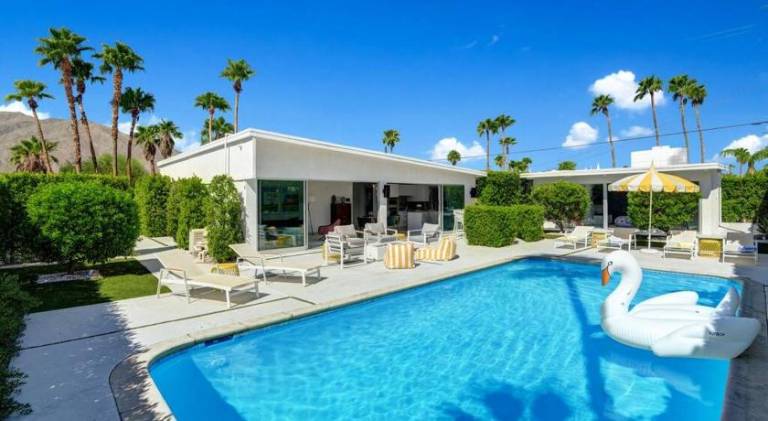 House with private pool, yard & patio in Palm Springs, CA