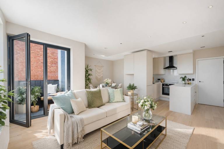 Modern 2BR Wimbledon Apartment with Private Balcony