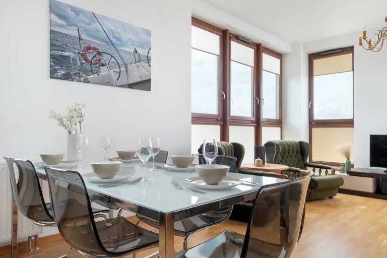 Sea Towers 204 Gdynia Spacious Apartment Parking By the Port — photo 3