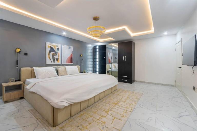 Luxury 3BR Ps5, Gym, Pool, Free Wifi V. I Lagos — photo 5