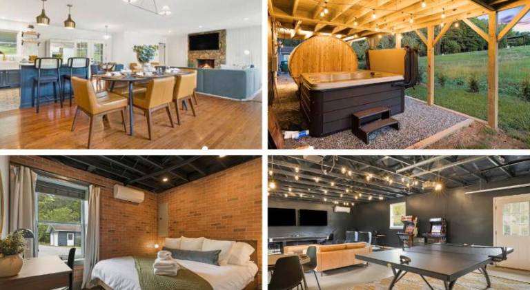 Vacation home with hot tub & sauna | Pet-friendly in Asheville, NC