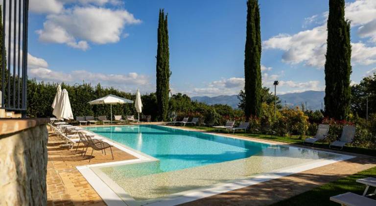 Apartment with patio, pool & yard | Dogs allowed in Montefalco