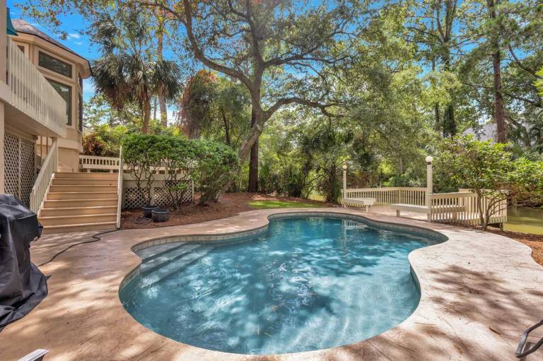 163 Mooring Buoy @ Palmetto Dunes Private Pool & Lagoon Dock Updated Luxury — photo 5
