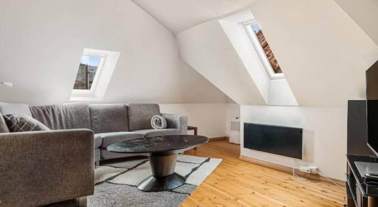Dinbnb Apartments I Historical Two-Floor Apartment with Rooftop Panorama I 1645 Heritage in Bergen