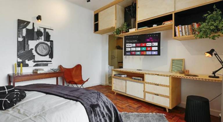 Apartment with pool & sauna | Near Municipal Market | Perfect for remote work in Paulista