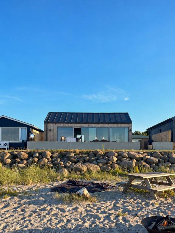 Hus med havudsigt ved Hasmark Strand