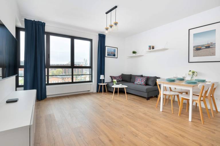 Popieluszki 20 Gdansk Bright Apartment with Parking Balcony with a view — photo 5