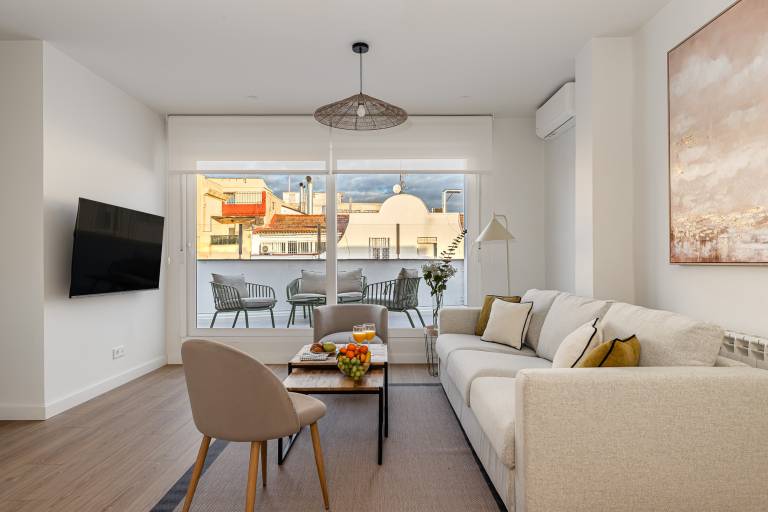 Fully equipped charming apartment with patio | Pets allowed in Madrid