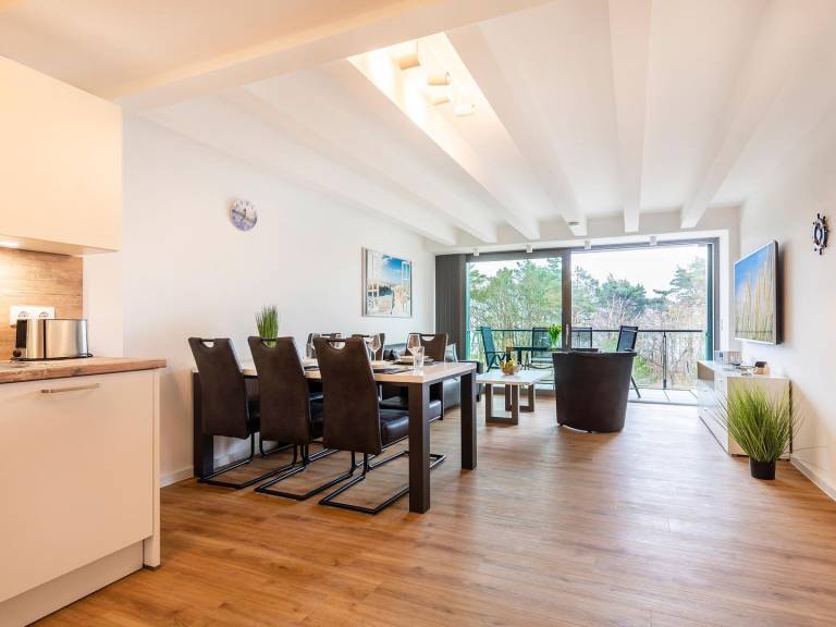 FeWo Dünenheide 3.3: Modernes 90 m² Meerblick-Apartment über zwei Etagen — photo 4