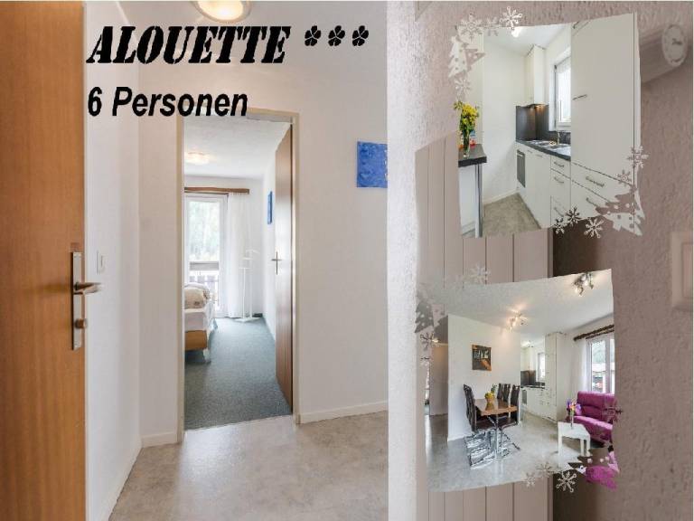 Ferienwohnung mit Hund in Saas-Fee f&uuml;r max. 6 Personen