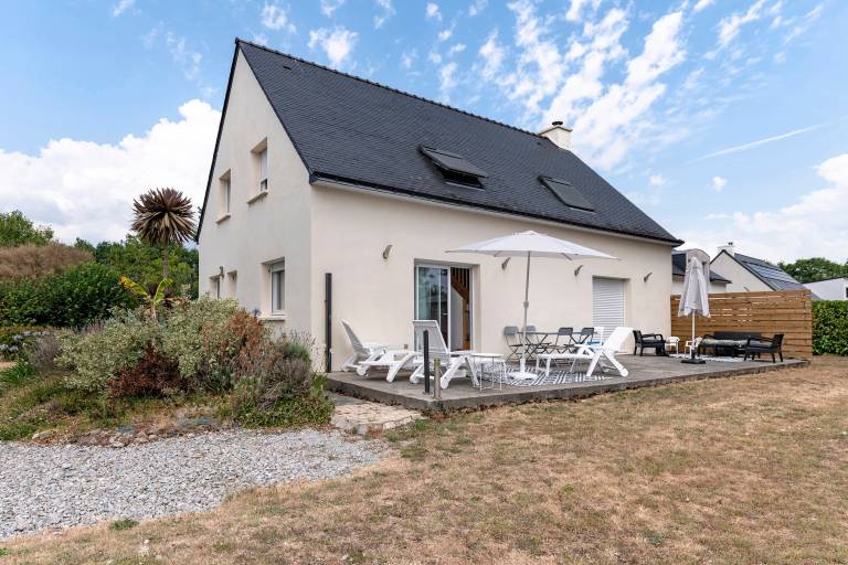 Ferienhaus mit Hund inLe Tour-du-Parc, Bretagne  f&uuml;r max. 5 Personen