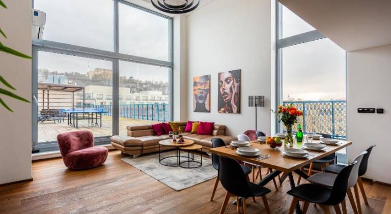 Holiday apartment with terrace | Suitable for remote work in Prague