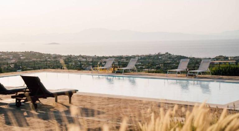 Fully equipped villa with terrace, private pool & BBQ | Good for workation | Pets allowed in Aegina