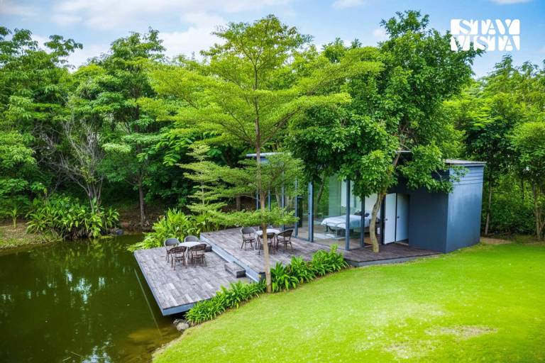 StayVista's Water Song Garden - Lake-Side, Pet-Friendly Villa with Bar, Spacious Lawn & Indoor-Outdo in Indore