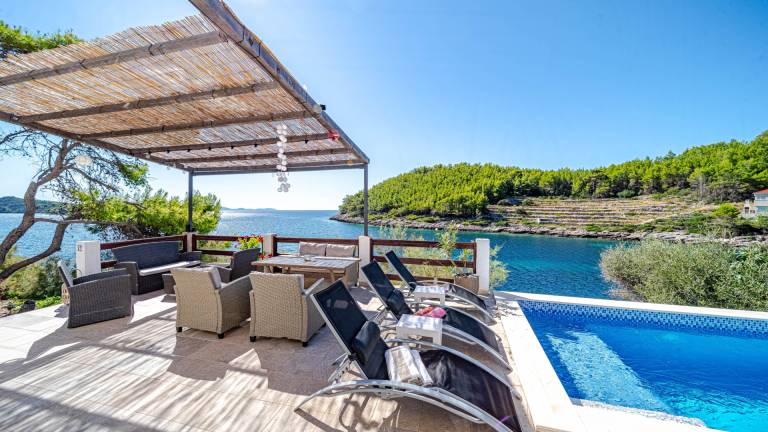 Ferienhaus mit Pool in Blato, Kroatien f&uuml;r max. 4 Personen