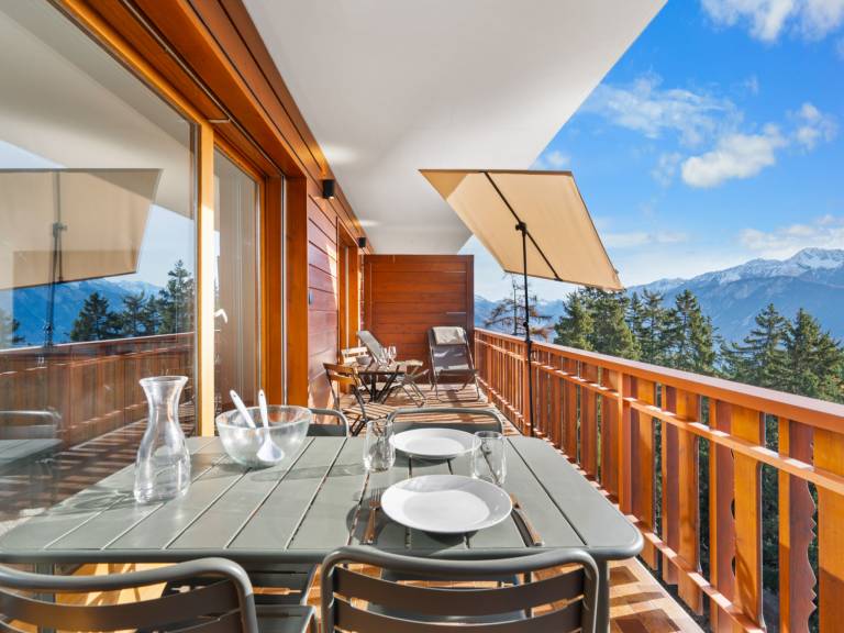 Ferienwohnung in Crans-Montana, Aminona-sur-Sierre für max. 2 Personen