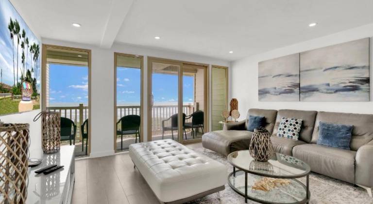 Spectacular Ocean-View Condo in Beachfront Resort, Heated Pool in South Padre Island, TX