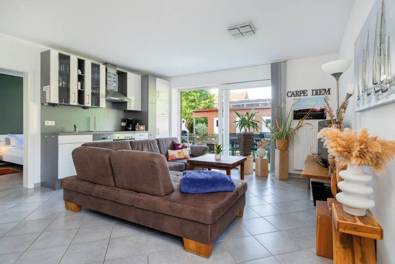 Ferienwohnung mit großem Garten in Norddeich