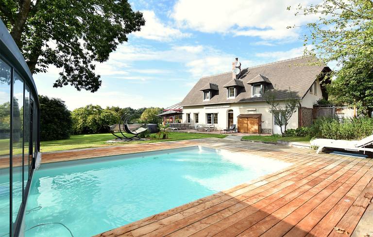 Ferienhaus in Saint-Andr&eacute;-d'H&eacute;bertot&comma; Saint-Andr&eacute;-d'H&eacute;bertot f&uuml;r max. 10 Personen am Atlantik