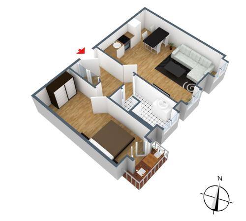 Apartmán  Chodov