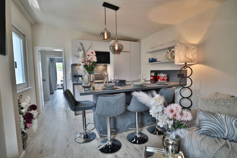 Nautic Lounge – Beach Garden: Ruhige Ferienwohnung mit Terrasse und Garten — photo 5
