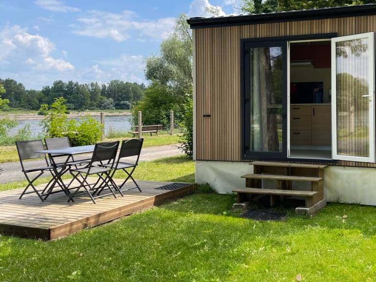 Mobile home with terrace in Bourges